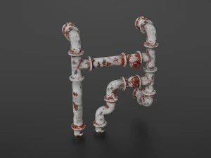 old pipes 3D Model