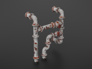 old pipes Model 3D