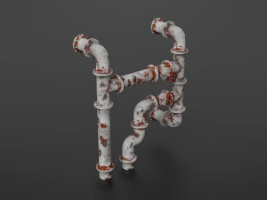 old pipes 3D Model