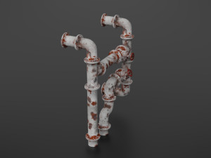 old pipes Model 3D
