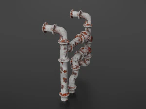 old pipes 3D Model