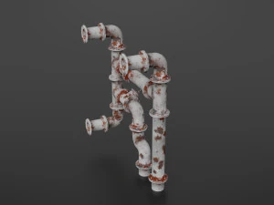 old pipes 3D Model