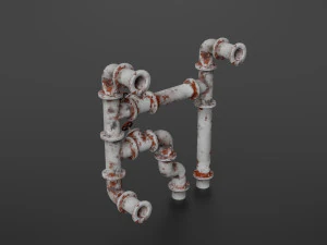 old pipes 3D Model