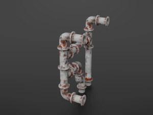old pipes 3D Model