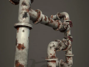 old pipes 3D Model