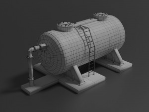 oil tank 3D Model