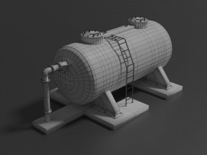 oil tank 3D Model