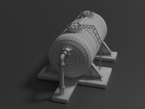 oil tank 3D Model