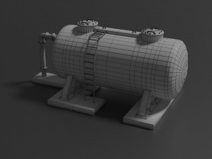 oil tank 3D Model