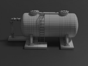 oil tank 3D Model
