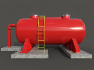 oil tank 3D मॉडल