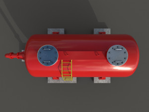 oil tank 3D मॉडल