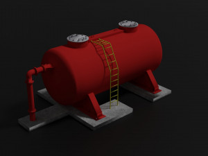 oil tank 3D मॉडल