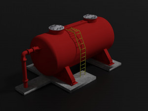 oil tank 3D मॉडल