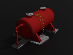 oil tank 3D मॉडल