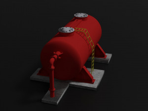 oil tank 3D मॉडल