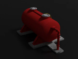 oil tank 3D Model
