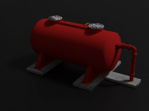 oil tank 3D मॉडल