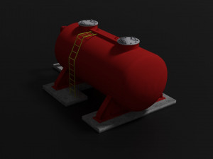 oil tank 3D मॉडल