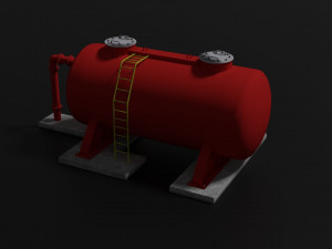 oil tank 3D मॉडल