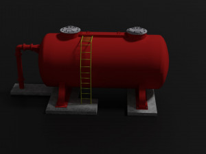 oil tank 3D मॉडल