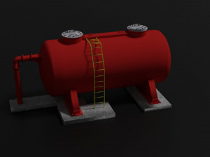 oil tank 3D मॉडल