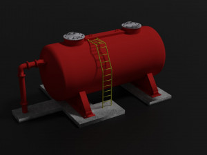 oil tank 3D मॉडल
