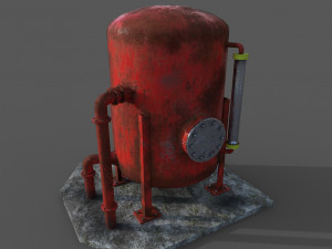 oil tank 3D 모델