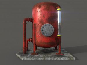 oil tank 3D मॉडल
