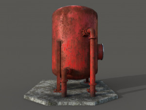 oil tank 3D मॉडल