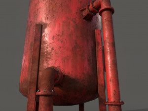 oil tank 3D मॉडल