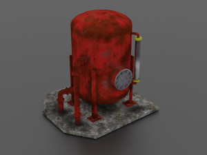 oil tank 3D मॉडल