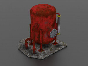 oil tank 3D मॉडल