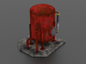 oil tank 3D मॉडल