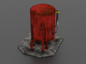 oil tank 3D मॉडल