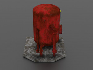 oil tank 3D मॉडल