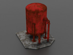 oil tank 3D मॉडल