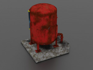 oil tank 3D मॉडल