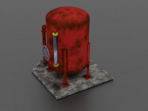 oil tank 3D मॉडल