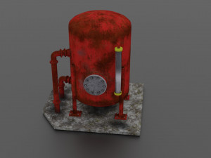 oil tank 3D मॉडल