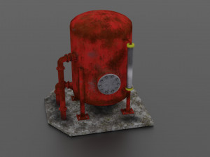 oil tank 3D मॉडल