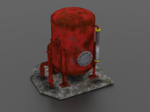 oil tank 3D मॉडल