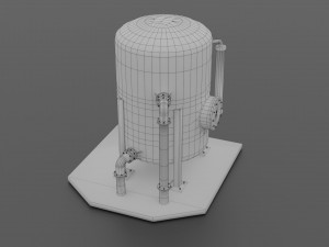 oil tank 3D Model