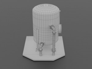 oil tank 3D Model