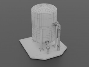 oil tank 3D Model