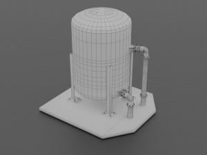oil tank 3D Model