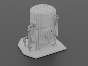 oil tank 3D Model
