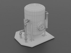oil tank 3D Model