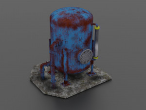 oil tank 3D Model