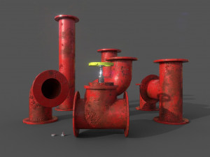 pipes collection Model 3D